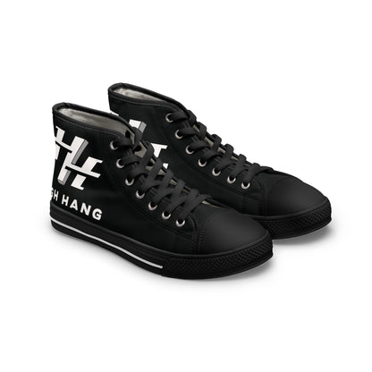 Ladies High Top Sneakers — Logo Canvas Shoes