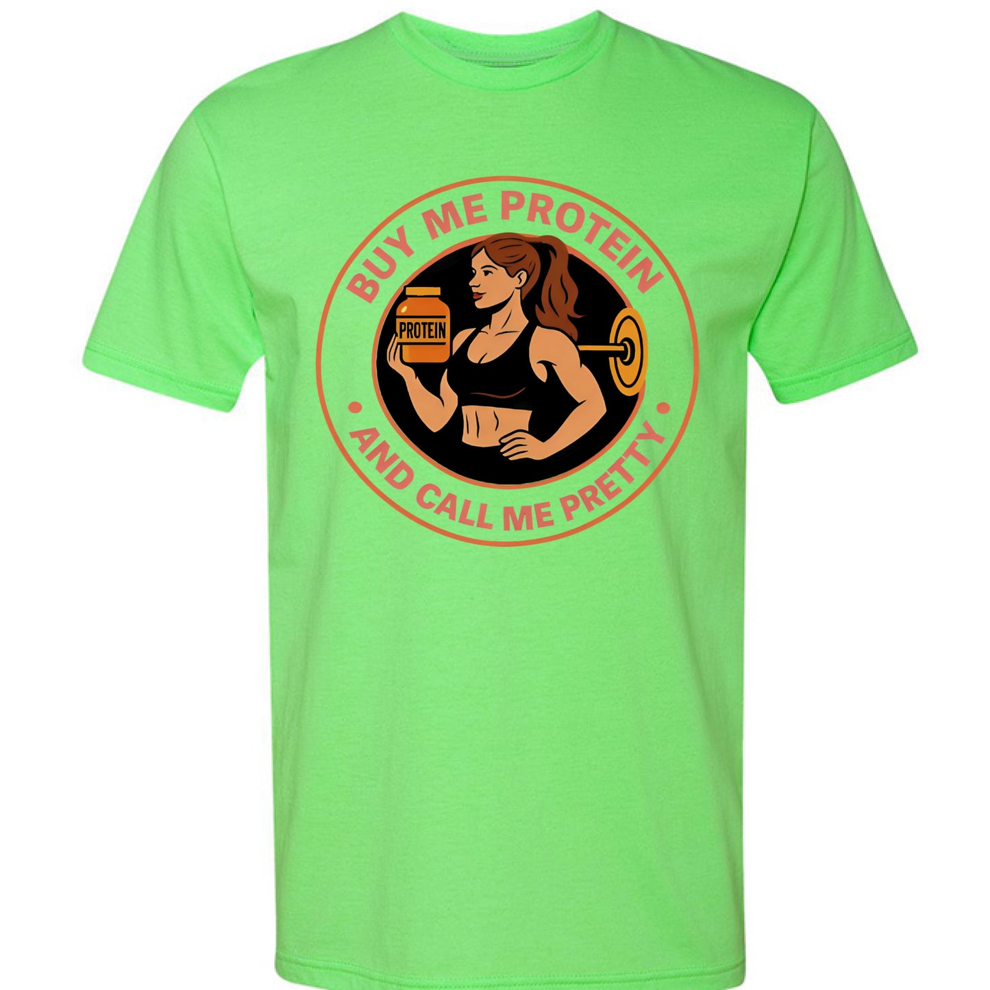 Neon Heather Green - FRONT