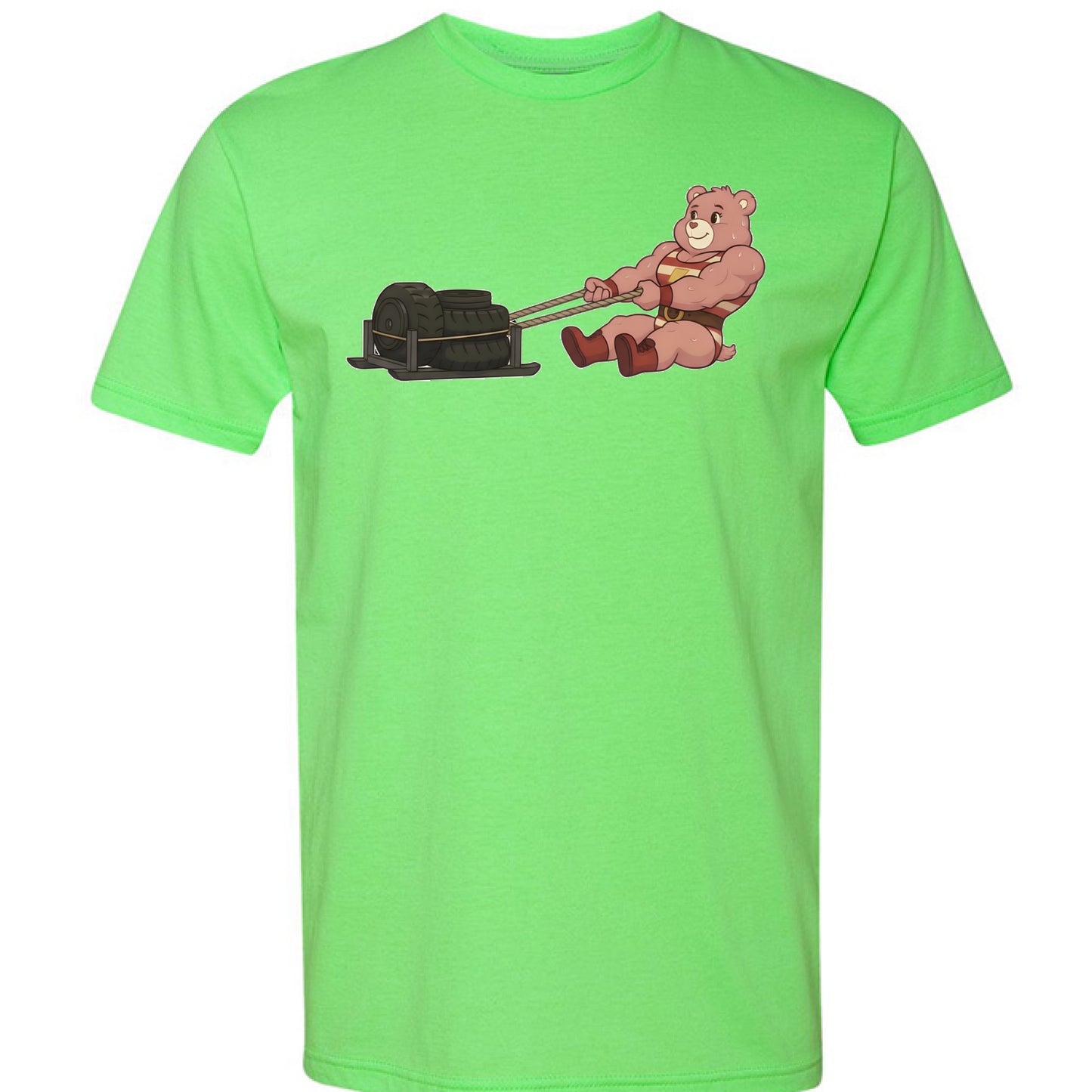 Neon Heather Green - FRONT