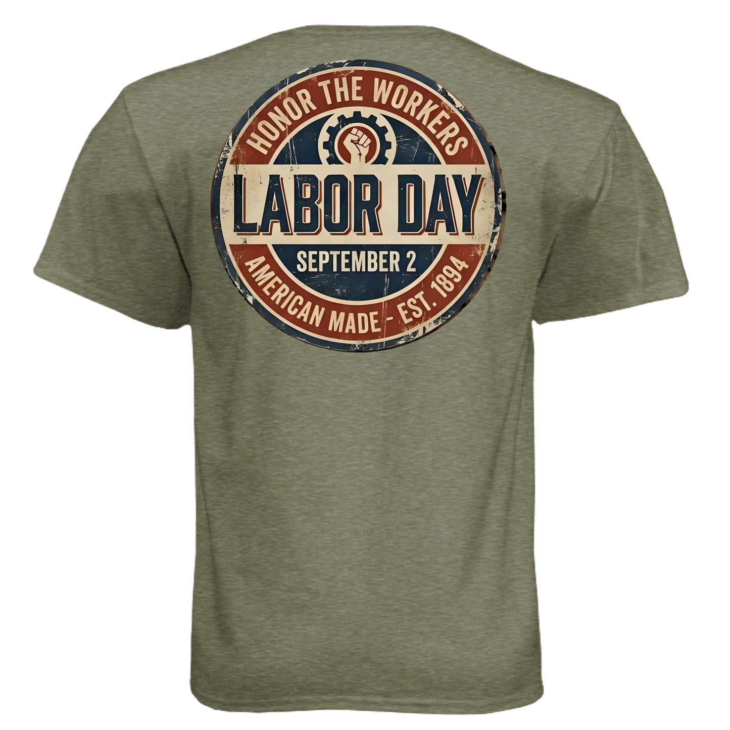 MILITARY GREEN - 6010 - BACK