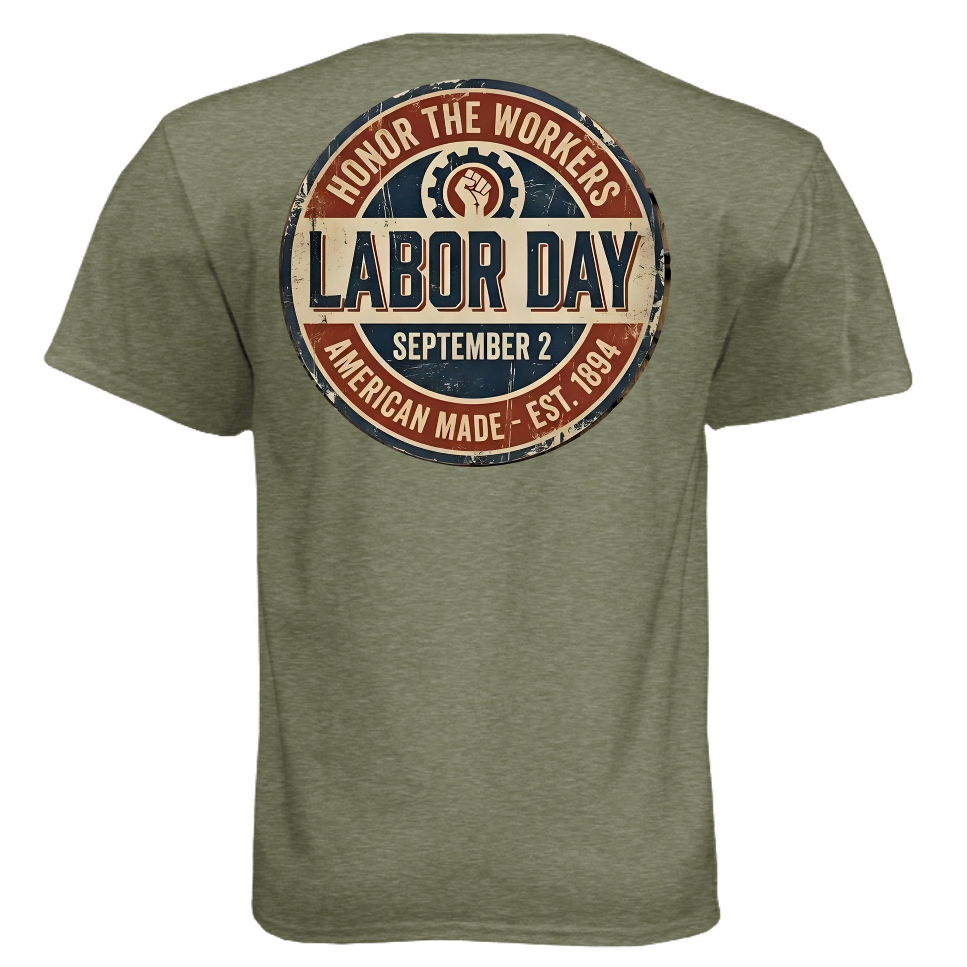 MILITARY GREEN - 6010 - BACK